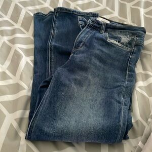 Womens straight leg denim jean